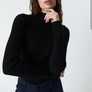 NSF Carla Rib Mock Neck